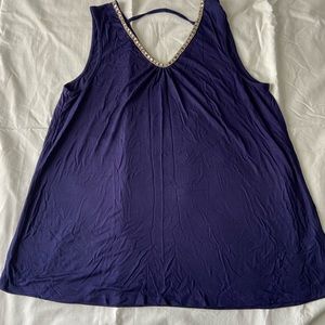 Purplish blue tank